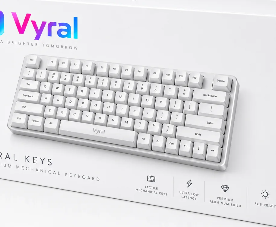 Detail of Vyral Keys packaging concept